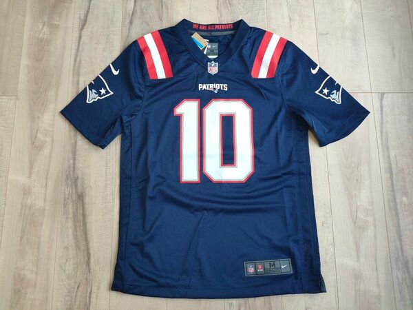 M 新品 NIKE×NFL New England Patriots ナイキ ニューイングランド ペイトリオッツ ジャージ 紺