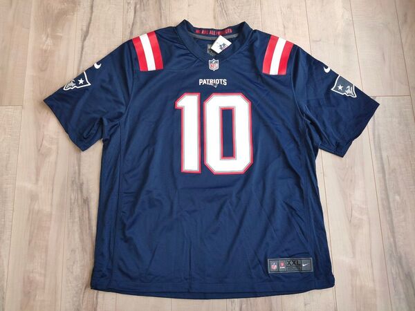 XXL 新品 NIKE×NFL New England Patriots ナイキ ニューイングランド ペイトリオッツ ジャージ 紺