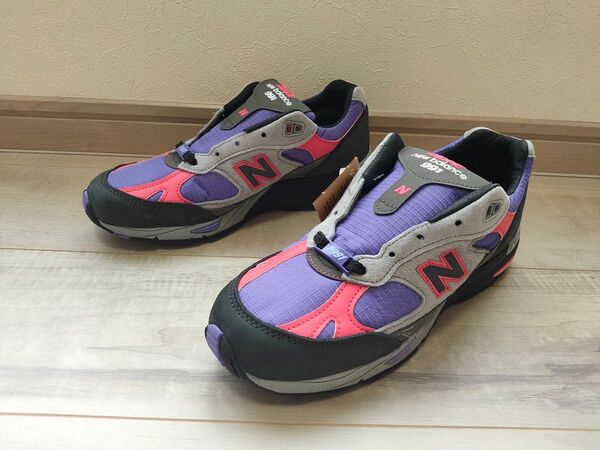 25cm 新品 NEW BALANCE×PALACE ニューバランス×パレス W991PLE 紫 検 990 1500 576
