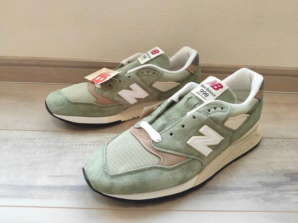 28cm 新品 NEW BALANCE ニューバランス U998GT 緑 グリーン GREEN アメリカ製 USA製