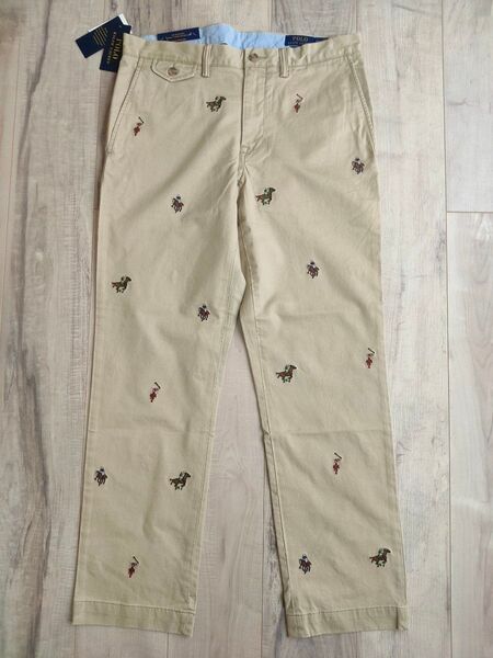 W31 L30 新品 ラルフローレン 総柄 チノパン チノ パンツ 検 ポロカントリー RRL