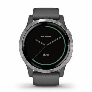 新品★送料無料★GARMIN(ガーミン) vivoactive4 GPSスマートウォッチ 最大5日間稼働 音楽再生機能 防水 心拍計 歩数計 シャドウグレー