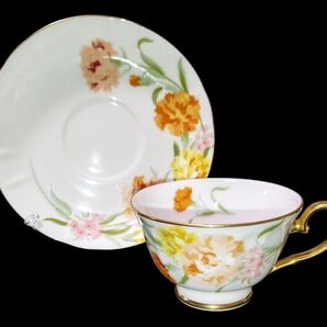 C16 YUKIKO HANAI カーネーション カップ&ソーサー 未使用品 キコハナイ MARUI 花井幸子