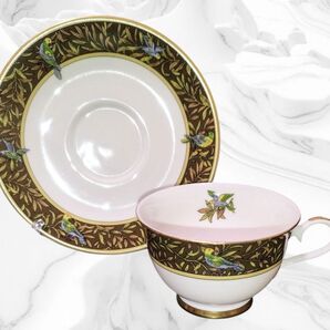 B96 PATRIZIARICCI パトリシアリッチ 未使用品 カップ&ソーサー 鳥柄 コーヒーカップ ティーカップ