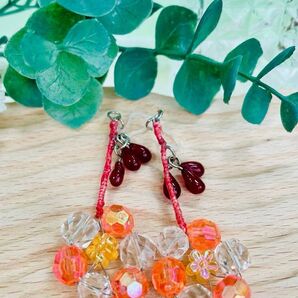 気持ちが上向く個性派ピアス No.20 ハンドメイド アクセサリー