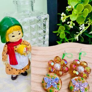 気持ちが上向く個性派ピアス No.25 ハンドメイド アクセサリー