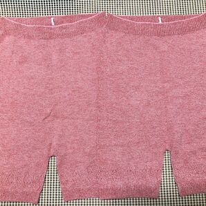 ラスト!新品 ウイング ワコール シルク混 毛パン MーL ピンク2枚