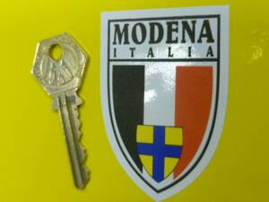 送料無料 Modena Italia Sticker Decal モデナ イタリア ステッカー シール デカール 50mm x 70mm