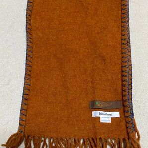 美品 カールヘルム ジョンストンズ マフラー ラムウール コラボ ストール Johnstons Karl helmut