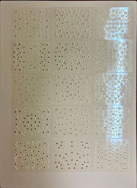 ネイルシール 白黒 モノクロ 60シート シール