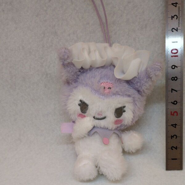 ゆるかわサンリオキャラクターズ マスコット クロミ ゴムひも付き プライズ