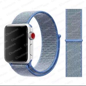 Apple Watch ナイロンバンド ライトブルー 水色