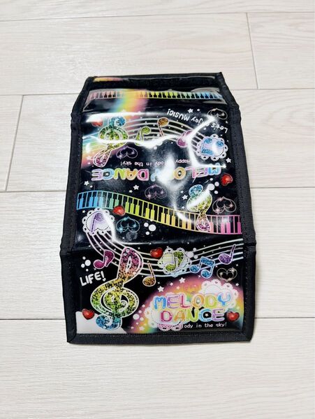 平成 財布 カラフル 音符 マジックテープ ピアノ