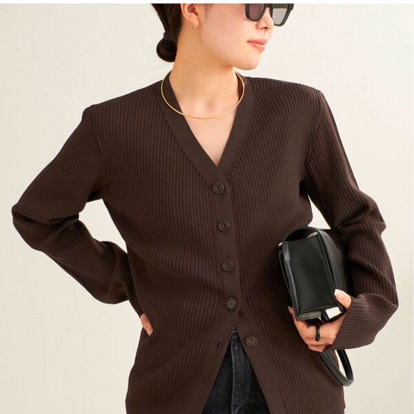 PLAGE R’IAM RIB シェイプカーディガン