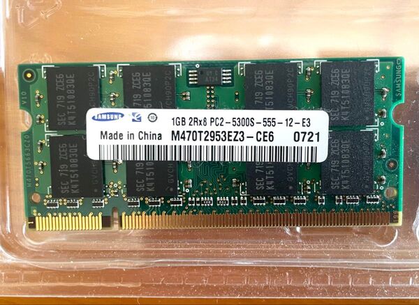 メモリ ノートPC SAMSUNG 1GB 512MB