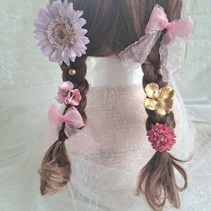 成人式 卒業式 振袖 七五三 髪飾り 和装 結婚式 金箔