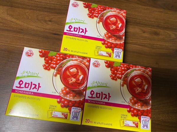 オットギ 五味子茶(オミジャ茶)18g60袋 3箱セット 健康茶