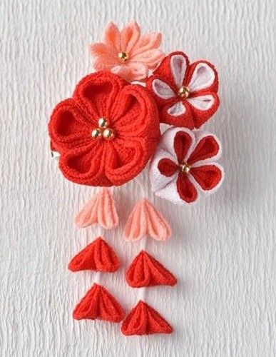 つまみ細工キット 彩花ブローチ