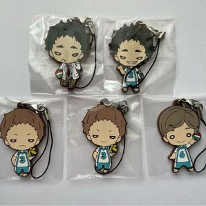 ハイキュー!! ラバーストラップ 松川一静 花巻貴大 矢巾秀 青葉城西 セット