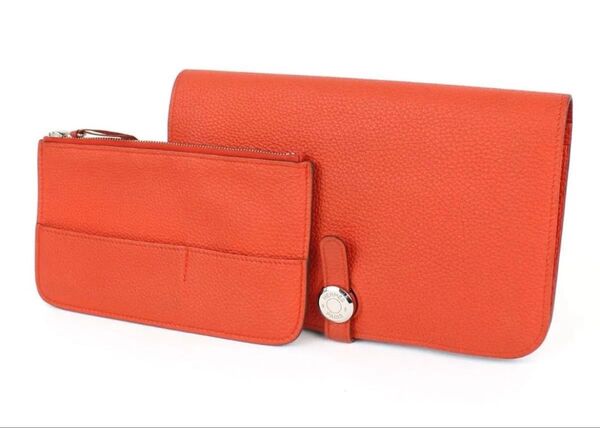 エルメス HERMES ドゴンGM オレンジ