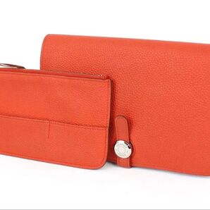 エルメス HERMES ドゴンGM オレンジ