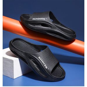 スポーツサンダル スリッパ メンズ ビーチサンダル LL 歩きやすい 27 ブラック