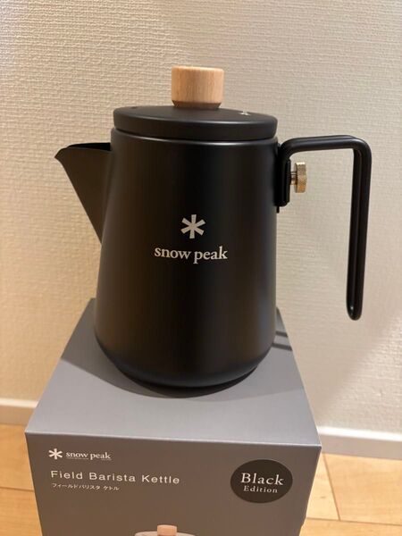 新品 スノーピーク フィールドバリスタケトル ブラック 限定