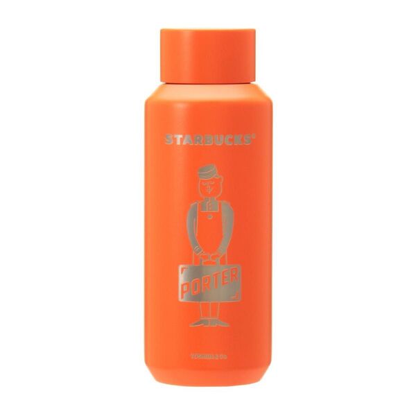 【新品未使用】スターバックスポーターコラボステンレスボトルマットオレンジ591ml