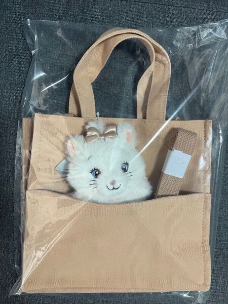ディズニー トートバッグ マリー ぬいぐるみ付き