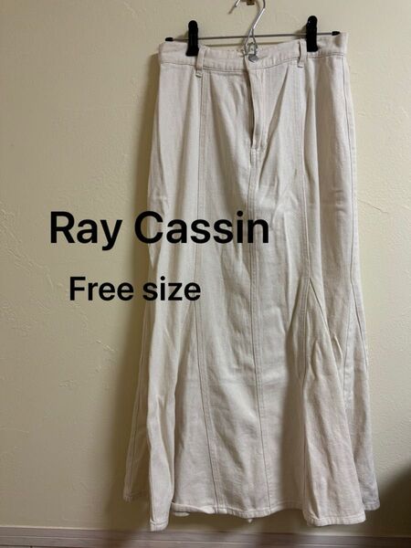 Ray Cassin レイカズン マーメイドスカート マーメイド スカート ロングスカート フレア デニム風