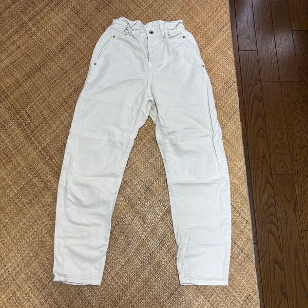 ZARA Z1975 BAGGY ペーパーバッグデニムパンツ エクリュEU32