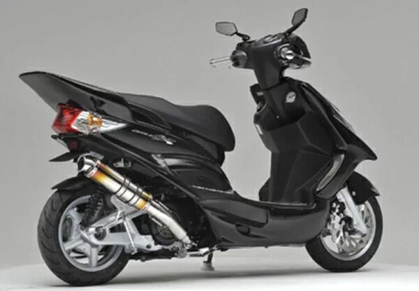 新品 未使用在庫有平日即日発送 Realize ヤマハ シグナスX (台湾5期仕様)バイクマフラー O2センサーイグジスト Ti