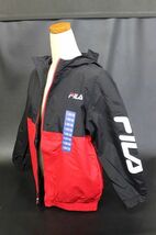 FILA フィラ ジュニア ウィンドブレーカー フルジップジャケット サイズL 10/12★送料510円_画像8