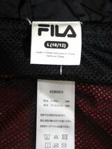 FILA フィラ ジュニア ウィンドブレーカー フルジップジャケット サイズL 10/12★送料510円_画像6