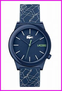 【ラコステ Lacoste 】MOTION クオーツユニセックス　ブルー ラバー 2010957　 腕時計