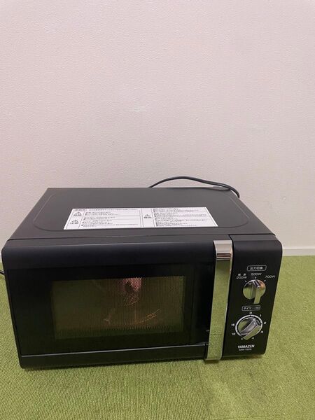 美品 山善 電子レンジ 60Hz専用 MW-Y205(B)6 ブラック