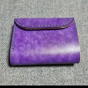 財布 レザー ハンドメイド 折り財布