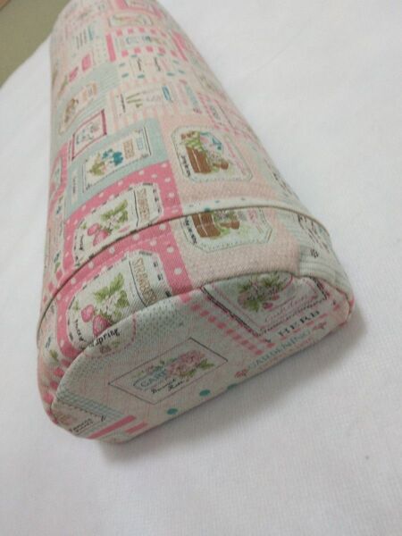新品未使用品ハンドメイド 全健会あおたけファスナー付き枕カバー