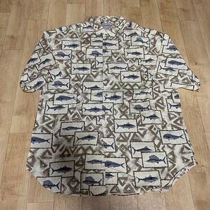 Bimini Bay 魚柄 半袖シャツ アロハシャツ
