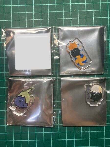 ハイキュー アクリルminiフィギュア 動物ver. ジャンショ アクミニ カゲタマゴ ヒナガラス ヤマグチガラス
