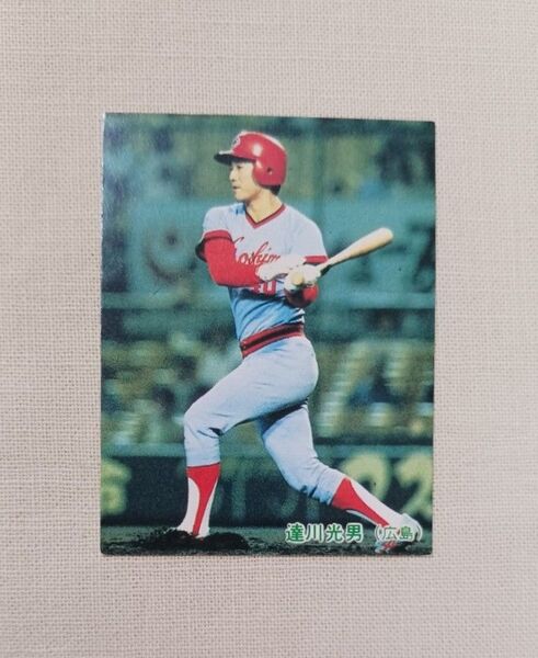 カルビー プロ野球カード 1985 No.118 達川光男 #40 カープ プロ野球チップス 85 レアブロック