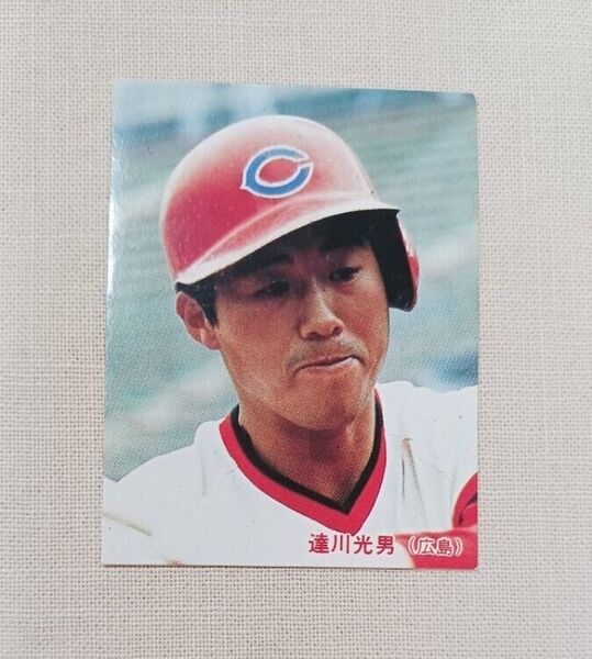 カルビー プロ野球カード 1985 No.112 達川光男 #40 カープ プロ野球チップス 85 レアブロック