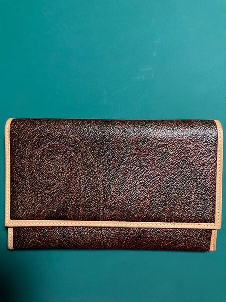 ETRO エトロ 三つ折り長財布 ロングウォレット 美品