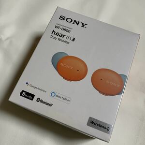 【新品未開封】SONY ワイヤレスステレオヘッドセット WF-H800 オレンジ