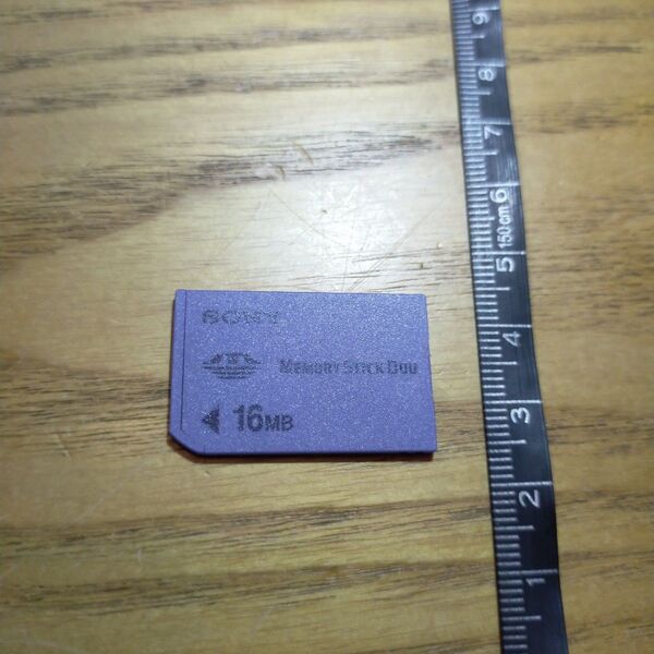 【動作確認済】ソニー メモリースティックduo 16MB オールドデジカメに