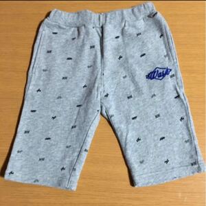 【WASK】スウェットハーフパンツ☆120＊グレー 記名なし