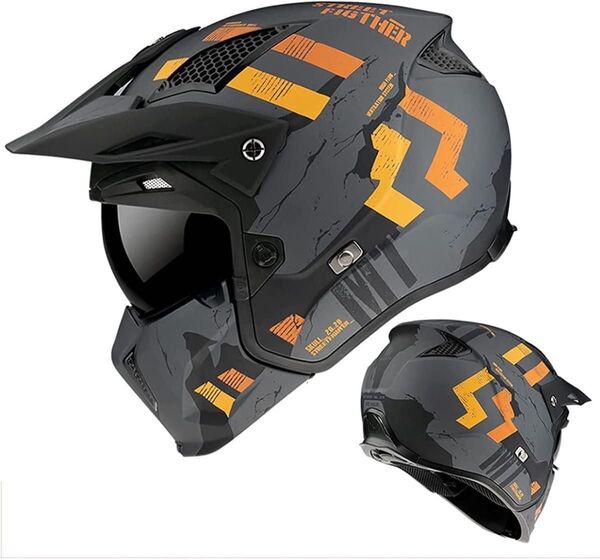 スペイン MT ストリートファイター インターナルバイザー(頭囲50-56CM) SG規格品(マットカーボンピュアブラックL)