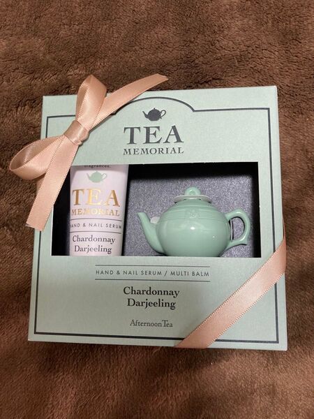 TEA MEMORIAL ハンド&ネイルセラム アフタヌーンティー シャルドネダージリンの香り しっとりタイプ