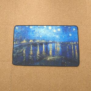 玄関マット ローヌ川の星月夜 名画 ゴッホ vanGogh マット