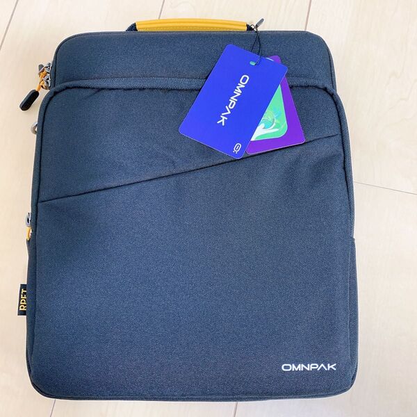 未使用品 タグ付き OMNPAK 12.9インチケース 360°耐衝撃保護 iPad パソコンケース テレワーク 持ち運び 出張